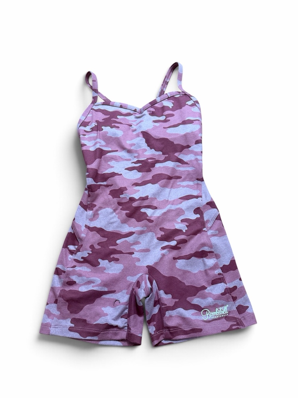 Bombshell Sportswear Pink Camo Slim Romper